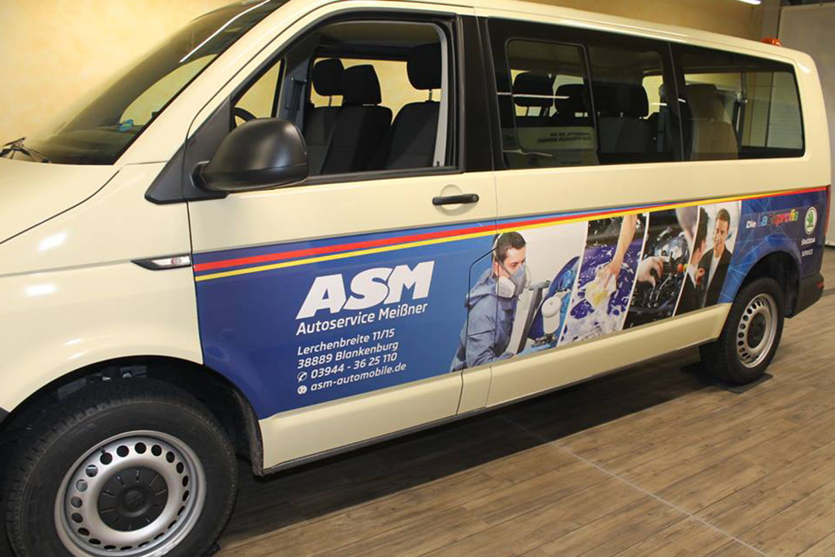 Folierung - Taxiunternehmen Sylvio Blauwitz